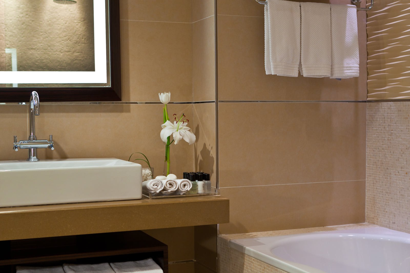 Salle de bains de la suite Ambassadeur