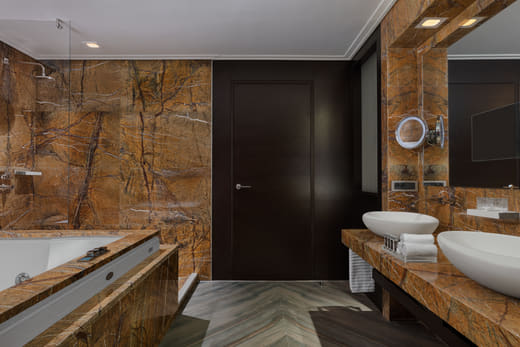 Salle de bains de la suite Présidentielle